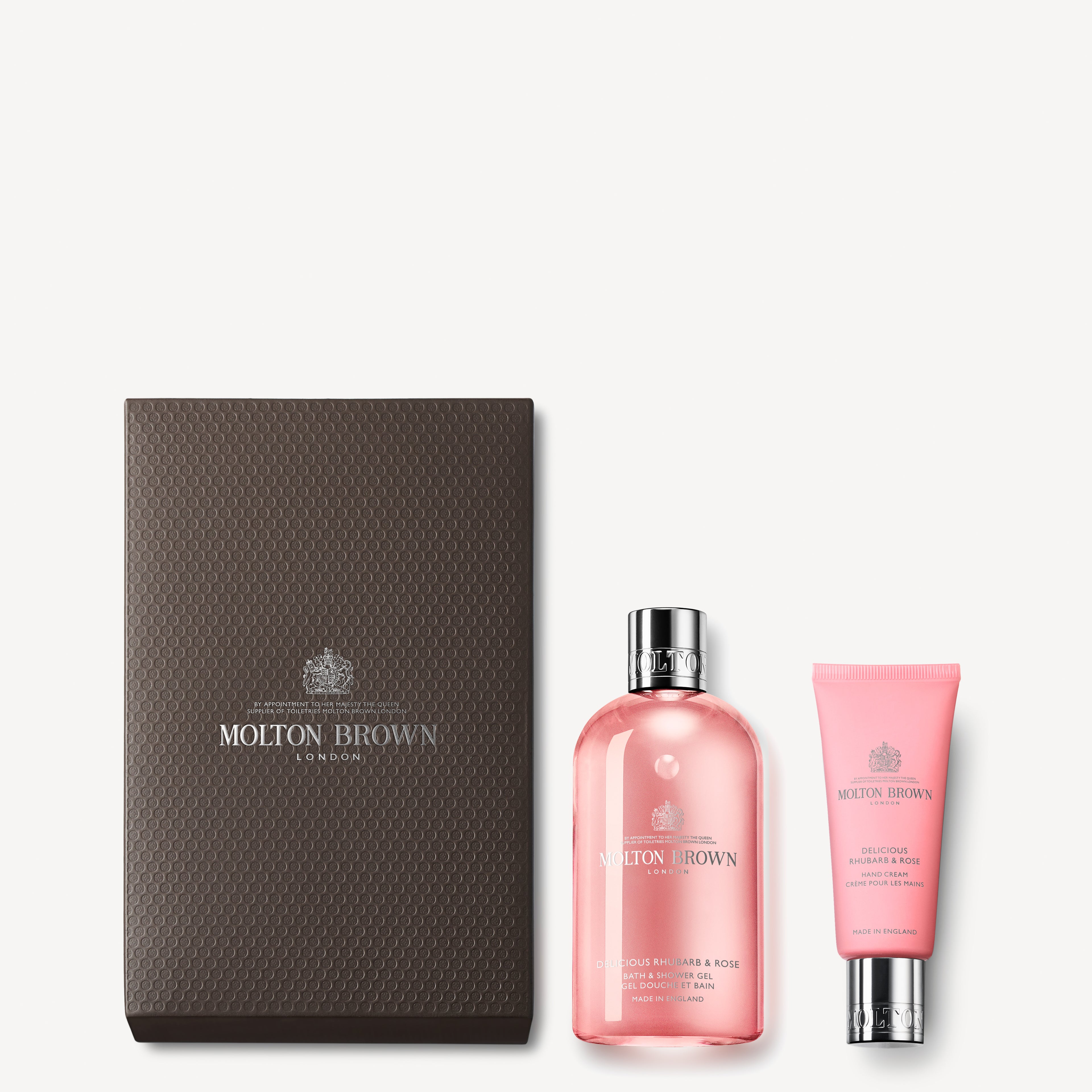 Delicious Rhubarb & Rose Gel Doccia e Hand Cream Gift Set