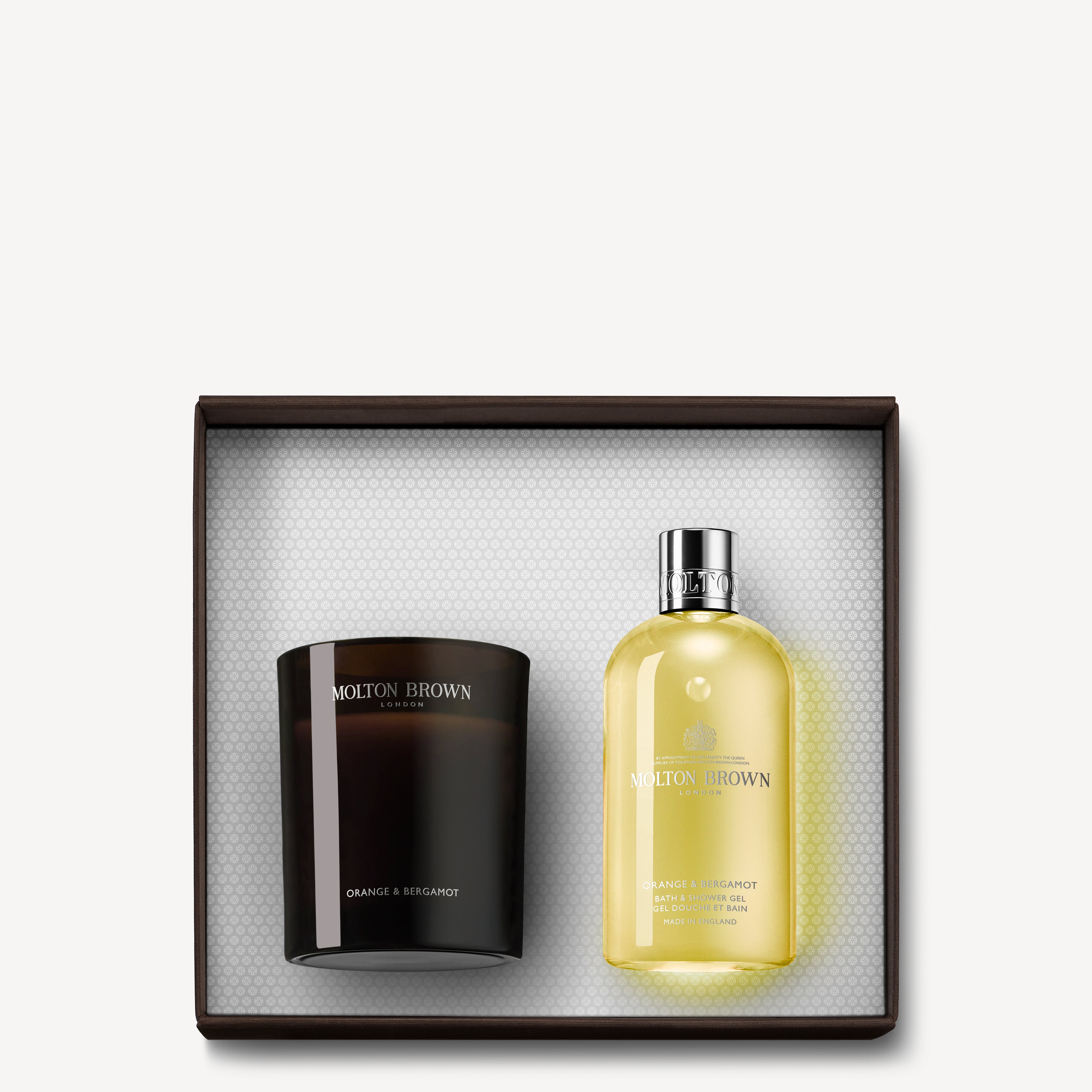 Orange & Bergamot Gel Doccia & Candela Gift Set