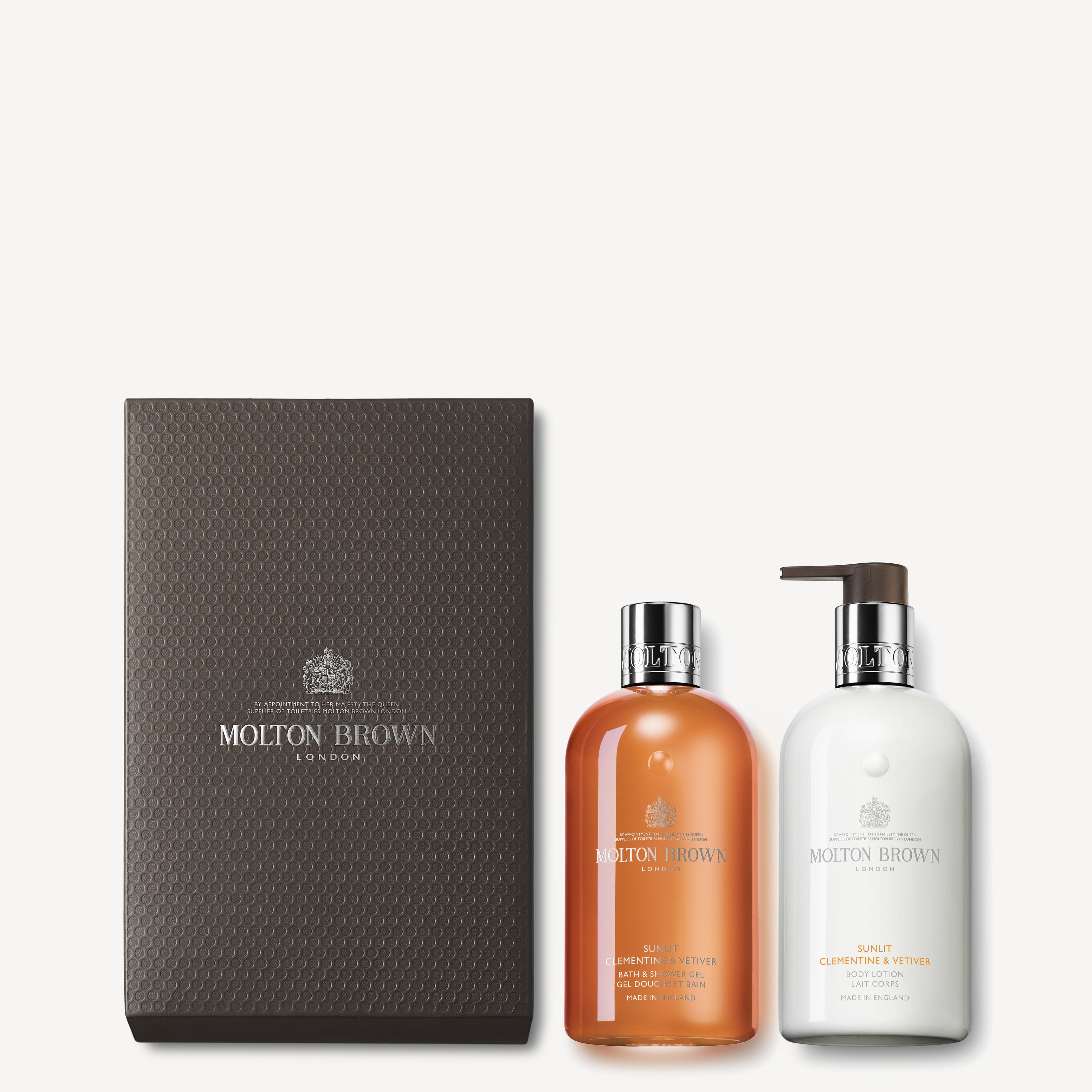 Sunlit Clementine & Vetiver Body Care Gift Set