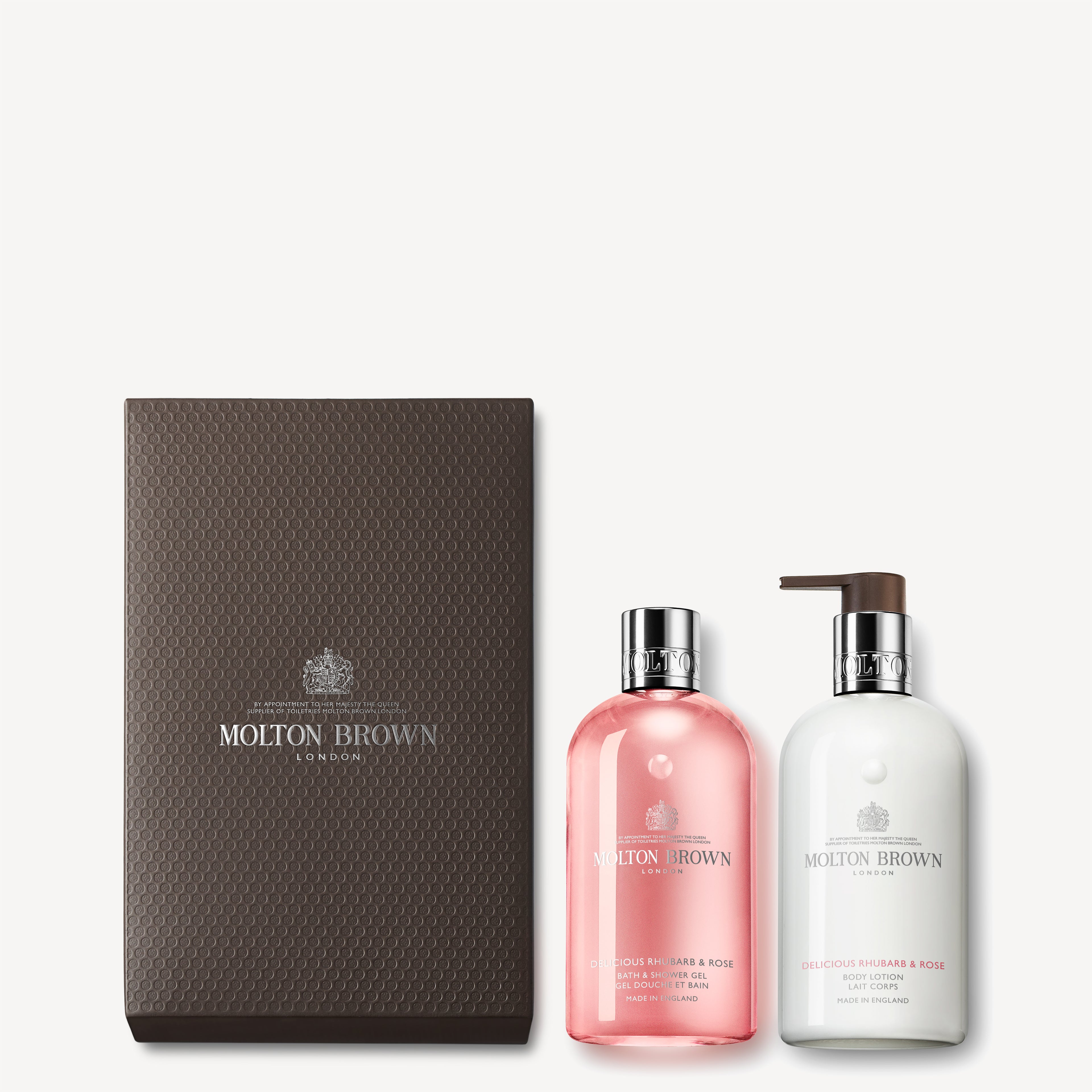 Delicious Rhubarb & Rose Gel Doccia & Lozione Corpo Gift Set